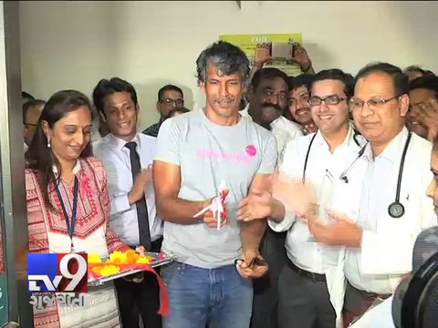 Milind Soman promotes Pinkathon for Womens Health in Ahmedabad- Tv9 Gujarati