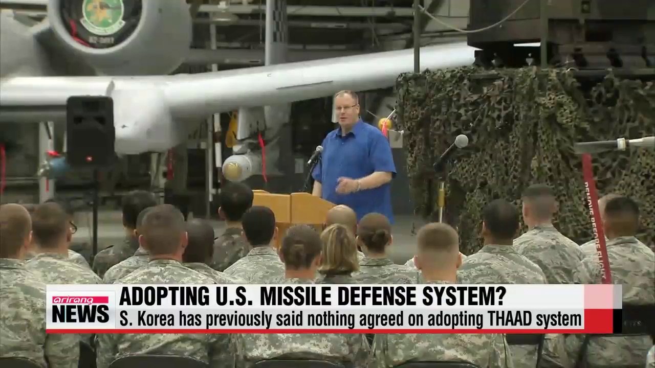 U.S. says talks underway on plans to deploy THAAD missile defense system to S. Korea
