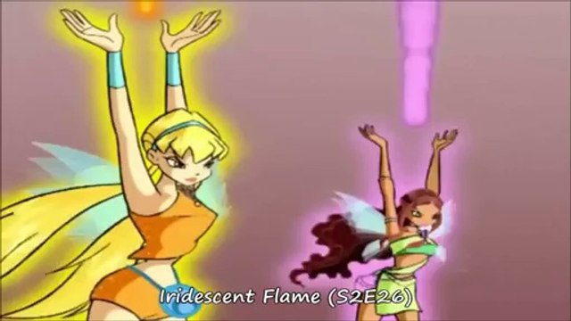 Winx Club Layla Aisha ALL WINX CHARMIX SPELLS and Transformation