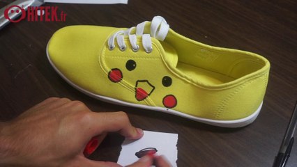 Tuto pour fabriquer des chaussures Pikachu "Pikashoes"