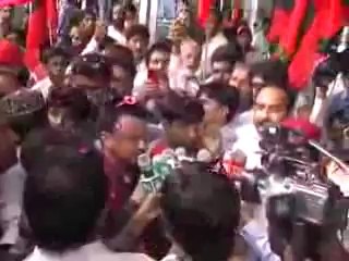 Train March Ayaz Latif Palijo at Shahdadpur Station
