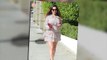Kelly Brook Has a Spring in Her Step