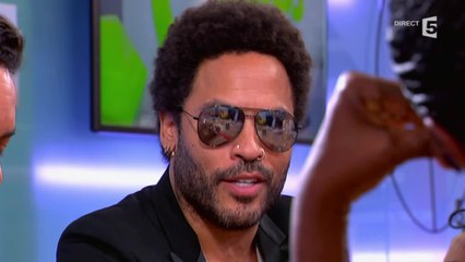 Lenny Kravitz et Patrick Bruel font une entorse à leur régime pour le dessert de Babette - C à vous - 30/09/2014