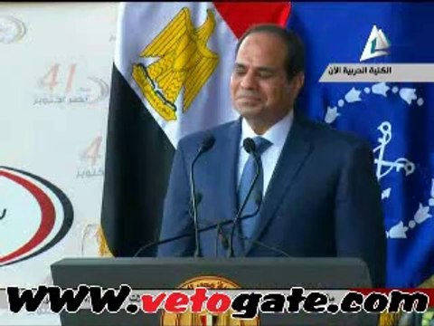 السيسى يطلب أداء التحية العسكرية للشعب المصرى