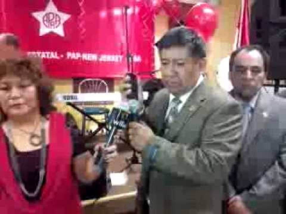 Dia de la fraternidad en Paterson...saludo de Jorge del Cast