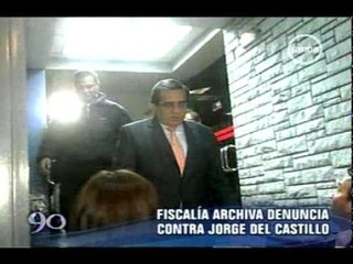 Fiscalía archiva denuncia contra Jorge del Castillo