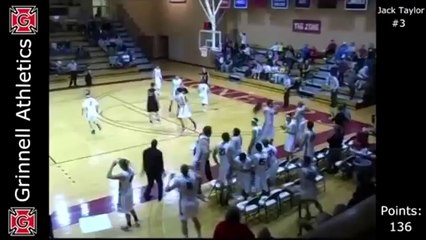 一人で一試合１３８得点を挙げたバスケ部・超エースのハイライト！