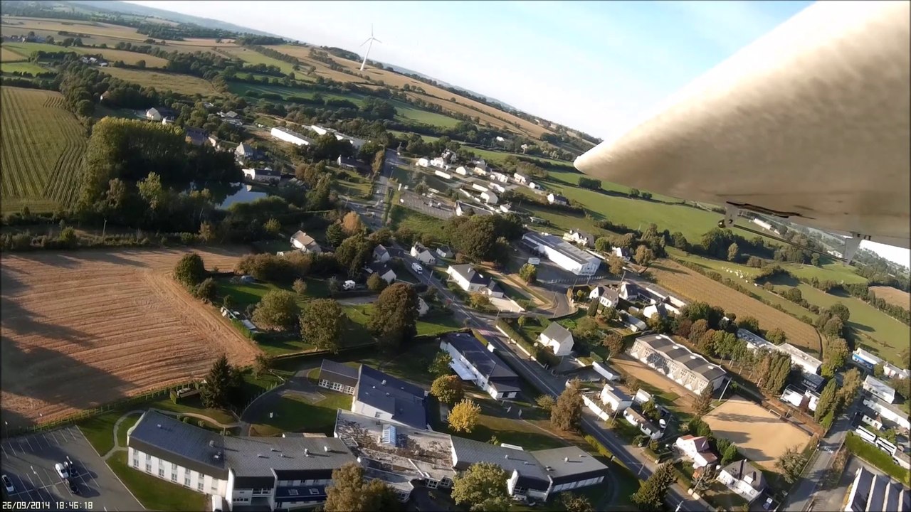 Vol au-dessus de Bais