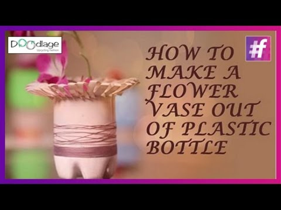 Easy DIY Tutorial | How to Make a Flower Vase Out of Plastic Bottle