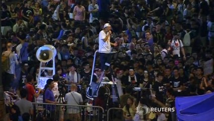 Hong Kong protest leaders repeat calls for electoral reform