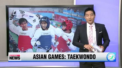 Download Video: Taekwondo S. Korean women win golds in -46kg, -57kg