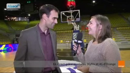 En direct du Rhénus pour le match SIG-ASVEL