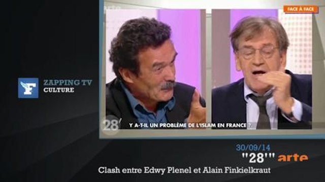 Gros accrochage entre Edwy Plenel et Alain Finkielkraut sur Arte