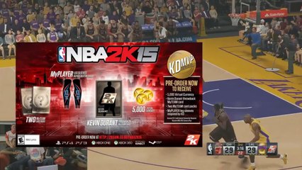NBA 2K15 PS4 Bulls vs. Lakers - Full Game 4 Quarters Gameplay