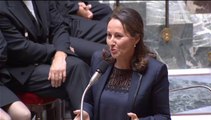 S. Royal répond à une question au Gouvernement de J. Aubert au sujet du projet de loi transition énergétique