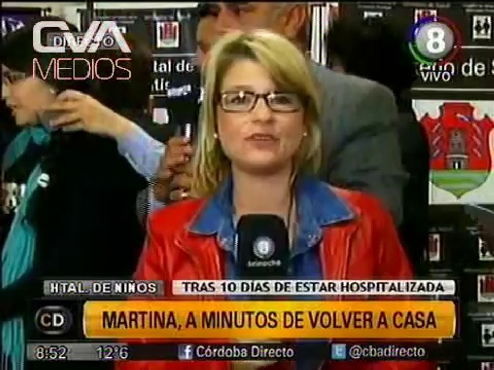 Canal 8 - Córdoba Directo -Alta de Martina (Dr. Perotti) 01/10/2014