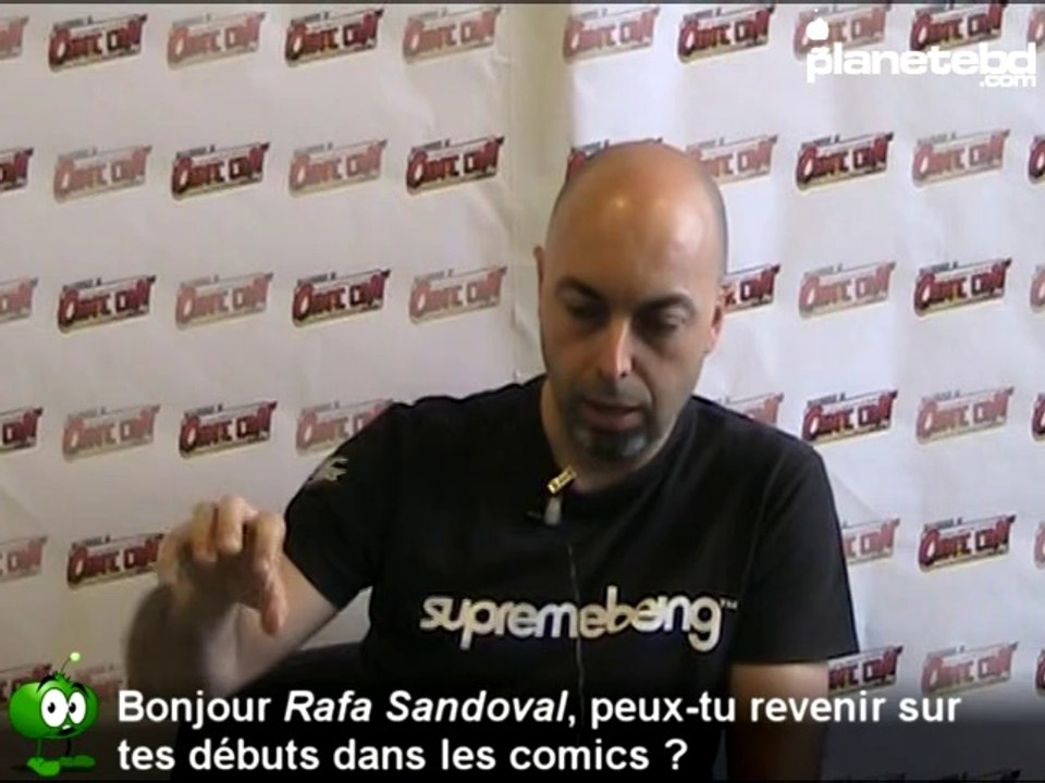Rafa Sandoval en interview sur PlaneteBD.com