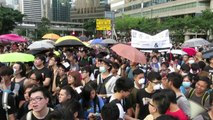 المتظاهرون في هونغ كونغ يحتشدون للمطالبة بحريات سياسية