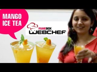 Mango Ice Tea without Sugar - Easy recipe by Aditi Juneja