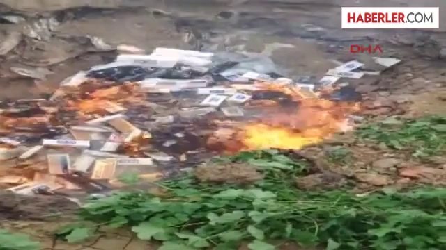 Edirne?de 26 Bin Paket Kaçak Sigara ve 345 Şişe İçki İmha Edildi