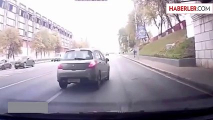 Kadın Sürücü, Makas Atan Sürücüye Öyle Bir Ders Verdi ki