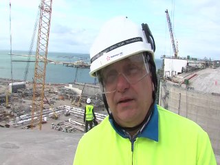 Visite sur le chantier du terminal méthanier