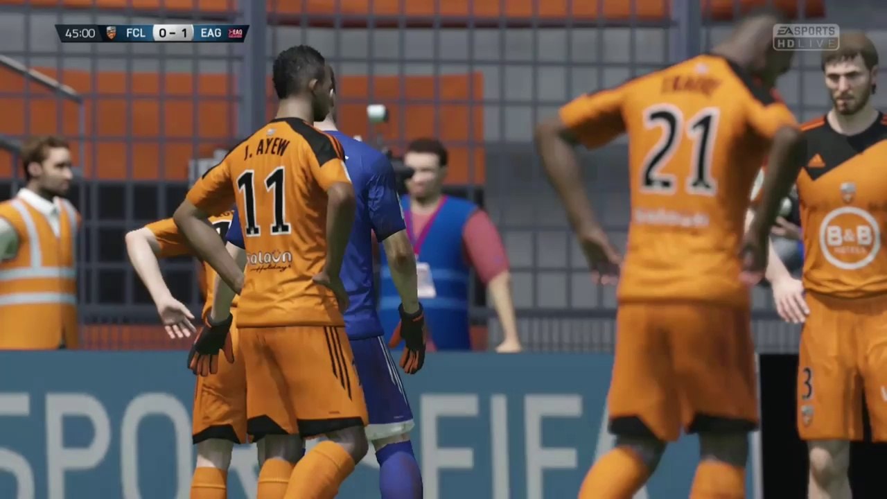 Lorient - Guingamp sur FIFA 15