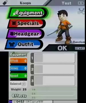 Super Smash Bros. 3DS - Personnalisation