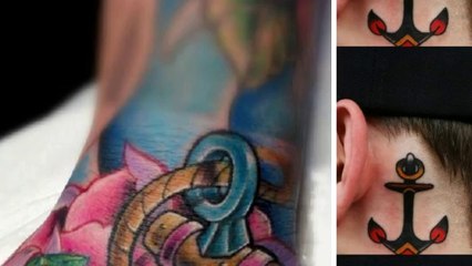 Anchor Tattoo Designs Girly Anchor Tattoos