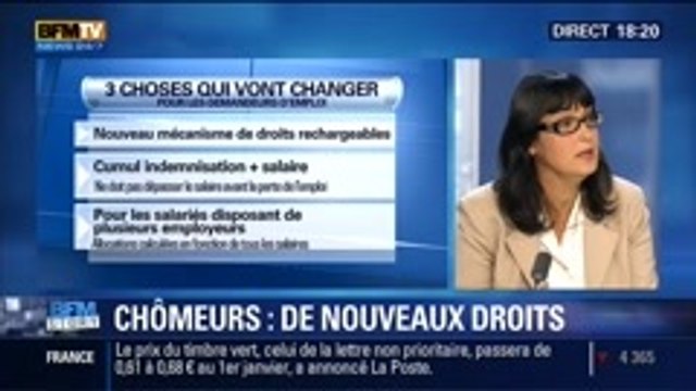 BFM Story: Chômeurs: de nouveaux droits pour favoriser le retour à l'emploi - 01/10