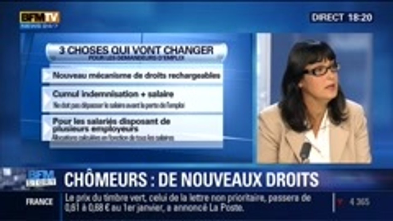 BFM Story: Chômeurs: de nouveaux droits pour favoriser le retour à l'emploi - 01/10