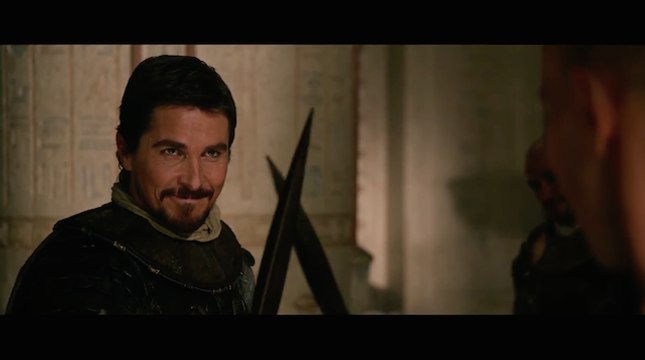 Christian Bale is Moses in EXODUS: GODS AND KINGS - Trailer