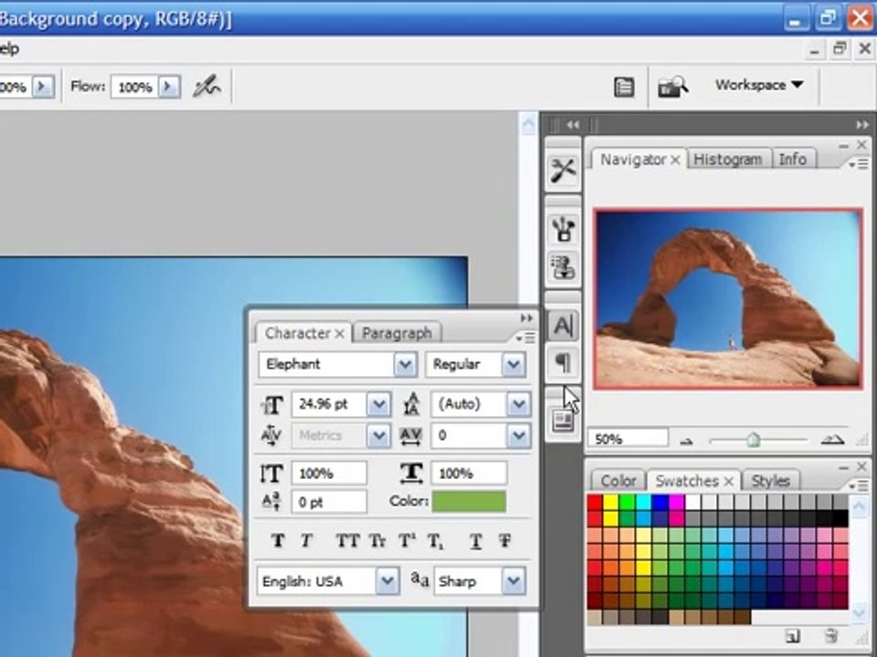 Photoshop Tutorial - 3 - Finding Your Way Around Photoshop
