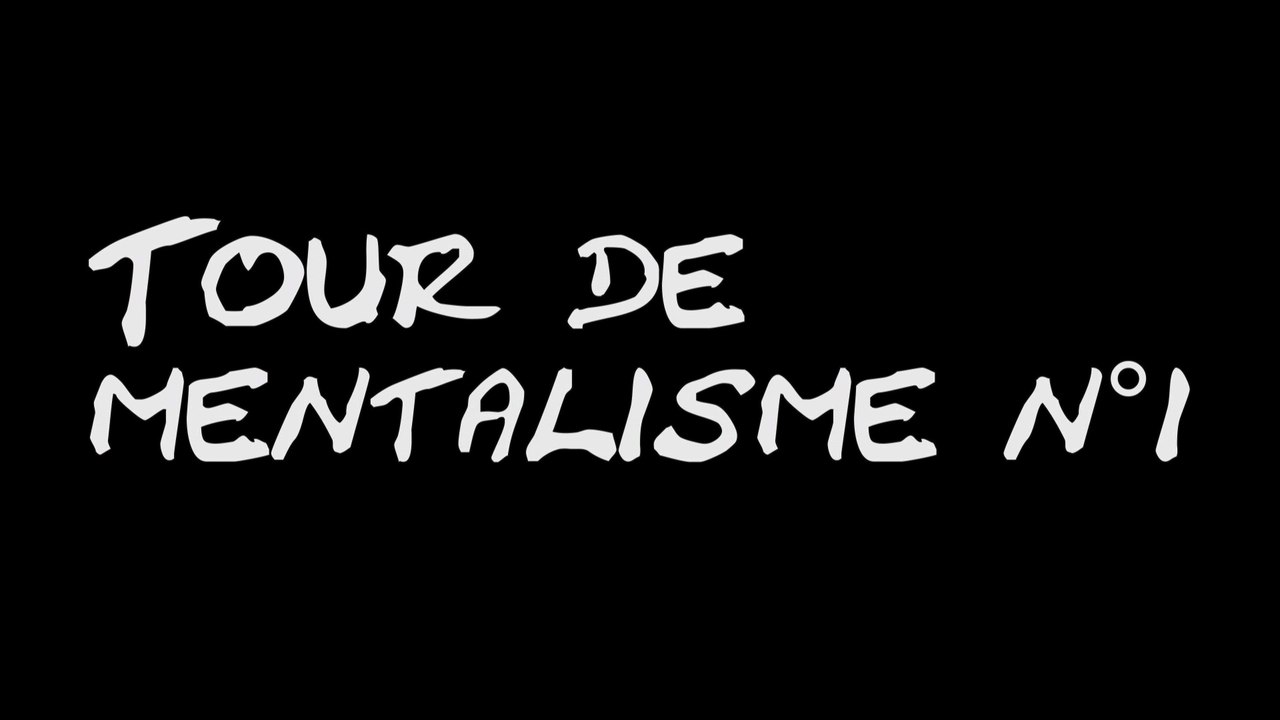 Mr.Test - Tour De Mentalisme N°1