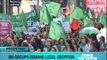 Argentines march to legalize abortion