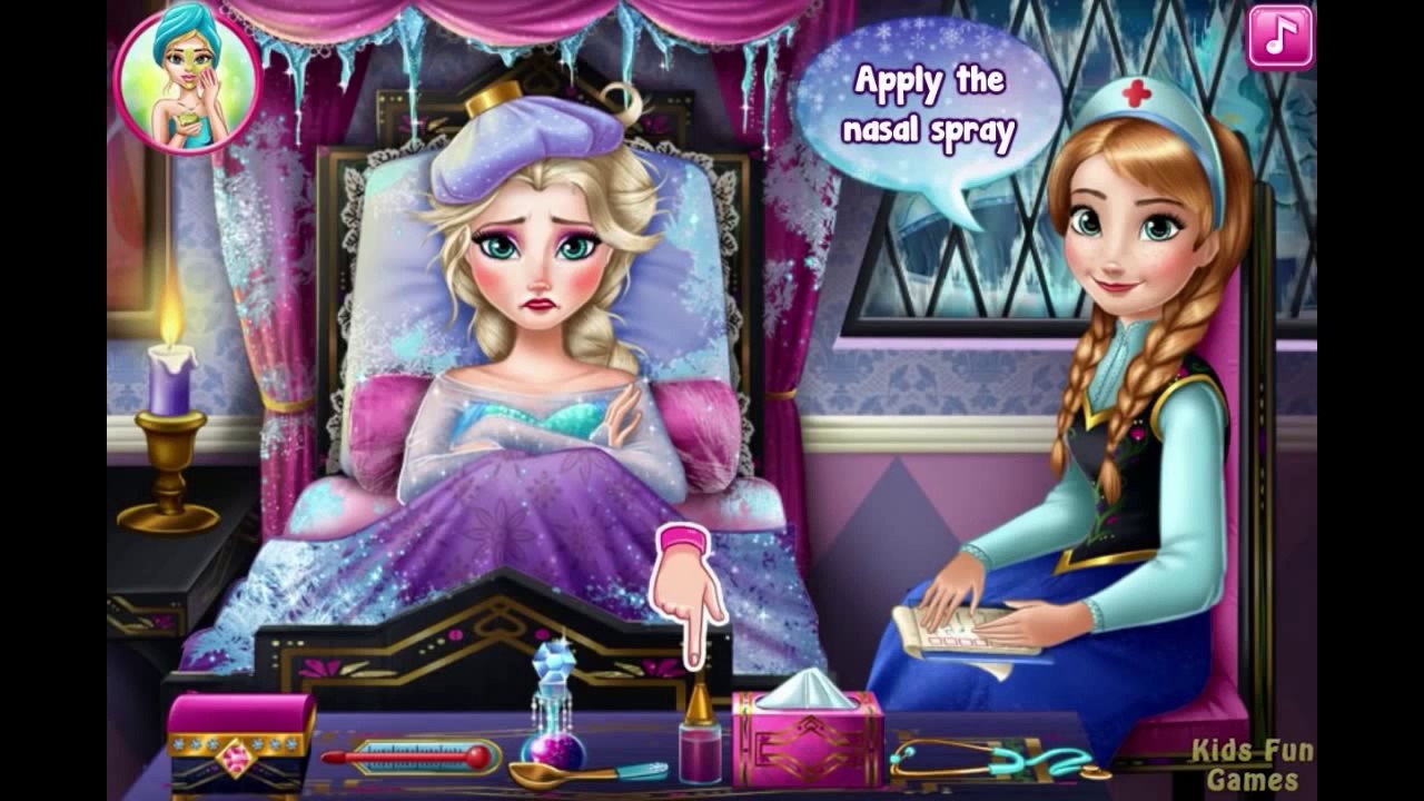 Disney Frozen Movie Game - Princess Elsa And Anna Beauty Make