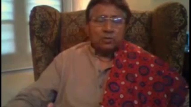 Syed Pervez Musharraf addressing to party workers on 4th Youm-e-Tasees of APML