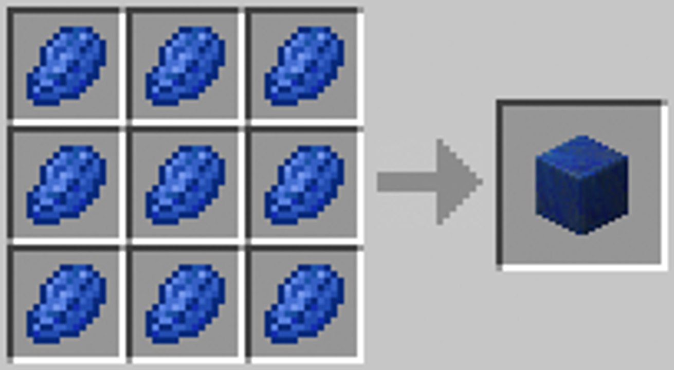 Minecraft Lacivert Taş Bloğu Nasıl Yapılır