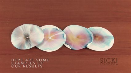 Spin Art - Is Black Really Black - Sick Science! #107