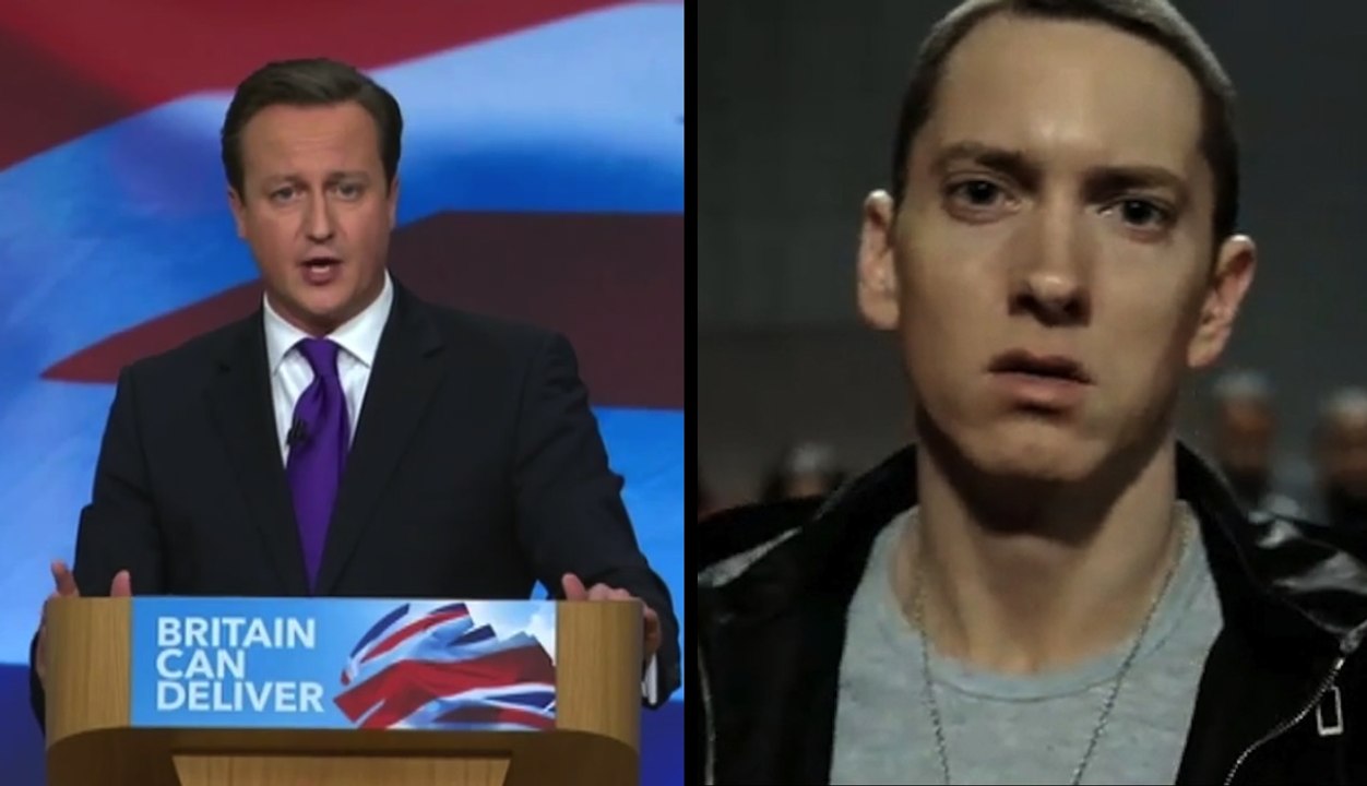 David Cameron RAPS In Eminem Parody | What's Trending Now
