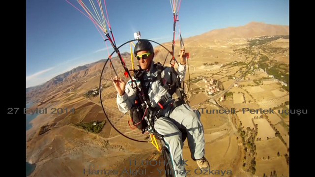 27 Eylül 2014 / Tunceli - Pertek uçuşu / Hamza Algül - Yılmaz Özkaya