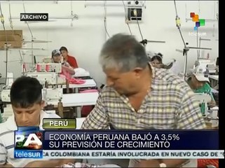 Baja previsión de crecimiento económico de Perú