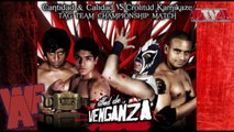 LWA Sed de Venganza-TAG TEAM Championship Match - Cantidad y Calidad vs Crolitud Kamikaze (2014-09-21)