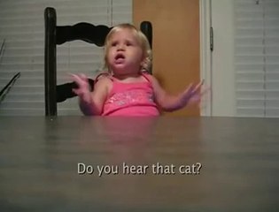 Baby discussing some very serious topics FUNNY