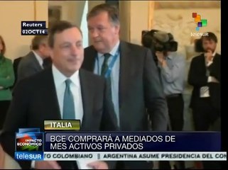 BCE iniciará compra de activos privados a mediados de octubre