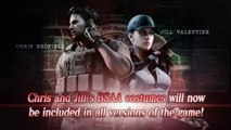 Resident Evil Rebirth HD (PS4) - Présentation costumes BSAA