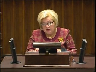Poseł Maria Nowak - Oświadczenie z dnia 01 pa�dziernika 2014 roku.