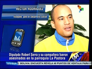 Que este crimen no quede impune: Héctor Rodríguez