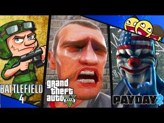 FUN et DELIRE sur GTA V, BATTLEFIELD, PAYDAY
