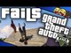 GTA V : Cascades Ratées ! ( GTA 5 Online Stunt Fail )